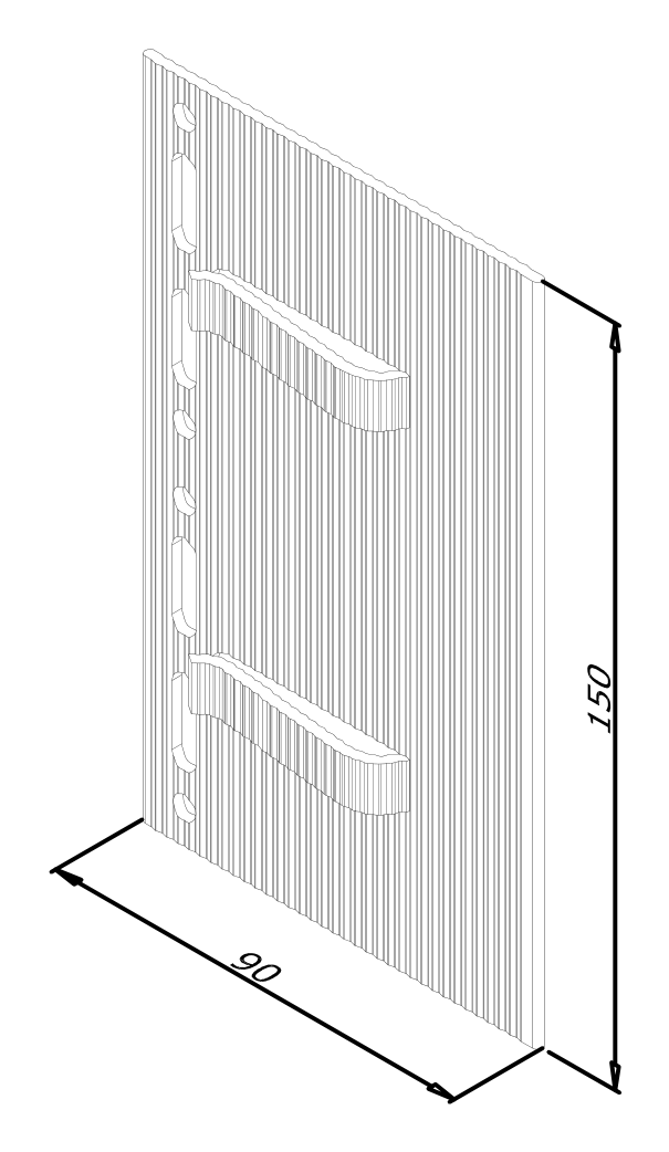 Чертёж REA 642 — Удлинитель L (алюм.)